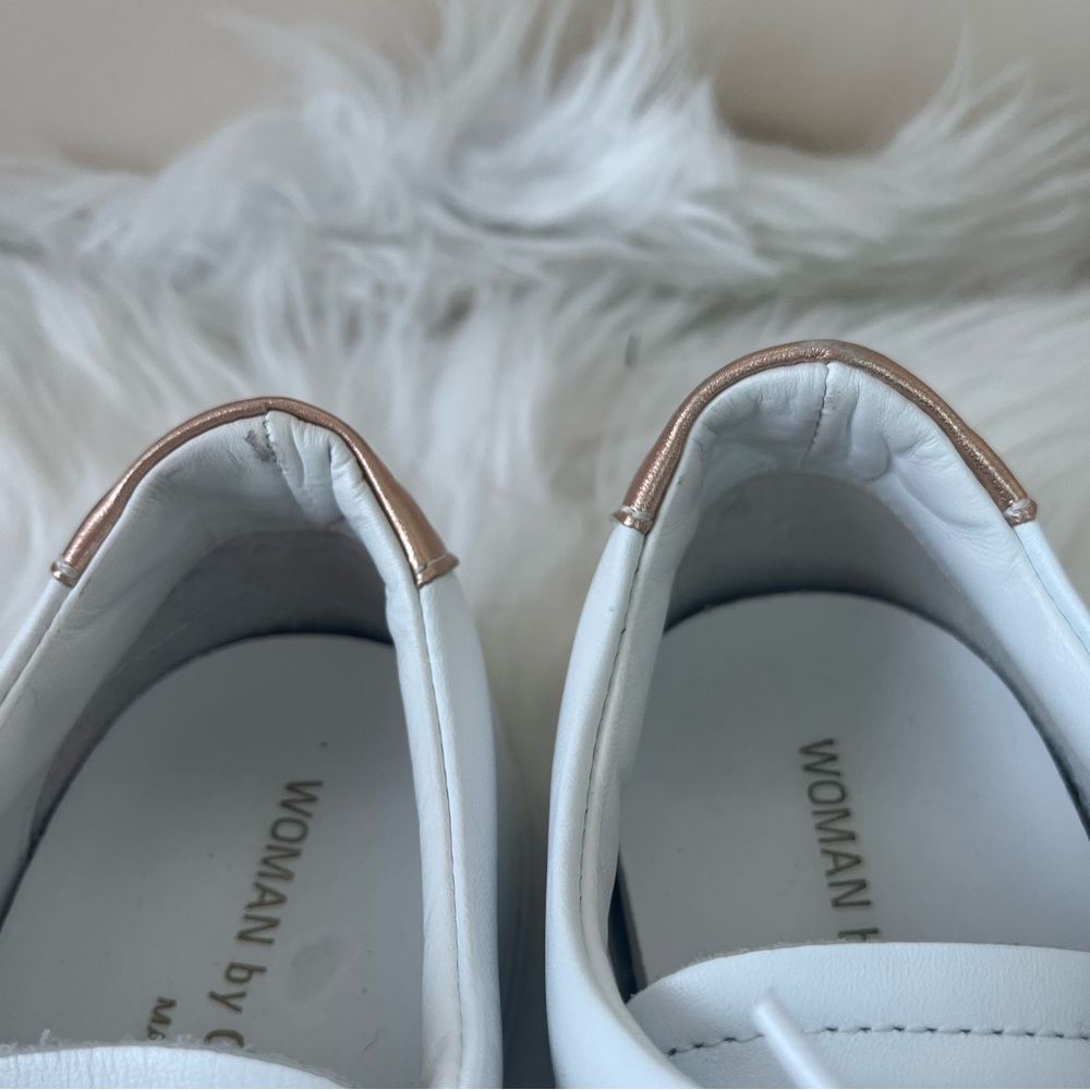 Common Projects Rose Gold & White Achilles Sneaker Size 37- fits an 8 - Picture 8 of 10